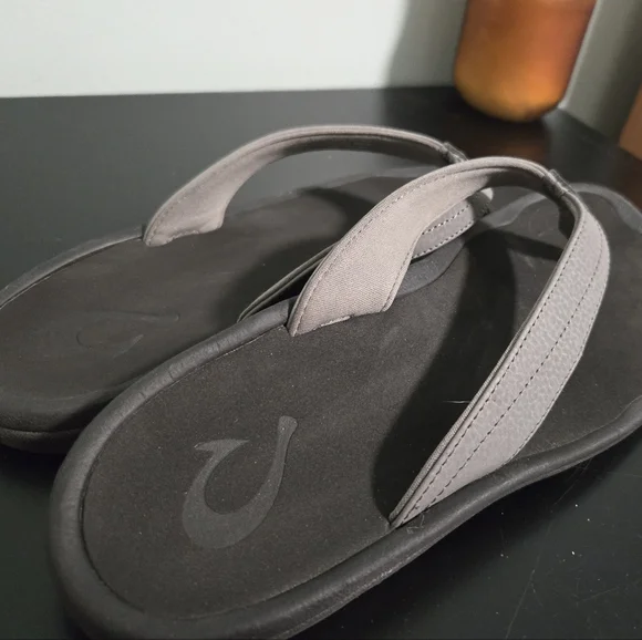 OluKai Gray Sandals - Picture 2 of 3